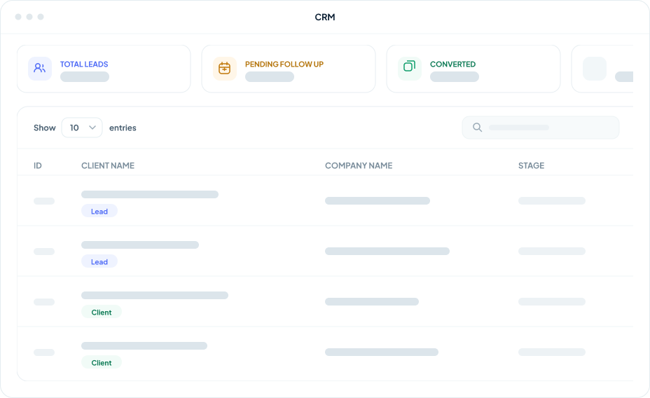 Marketing dashboard